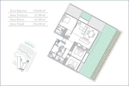 Imagen de Planta Apartamento 5 - Morros Park